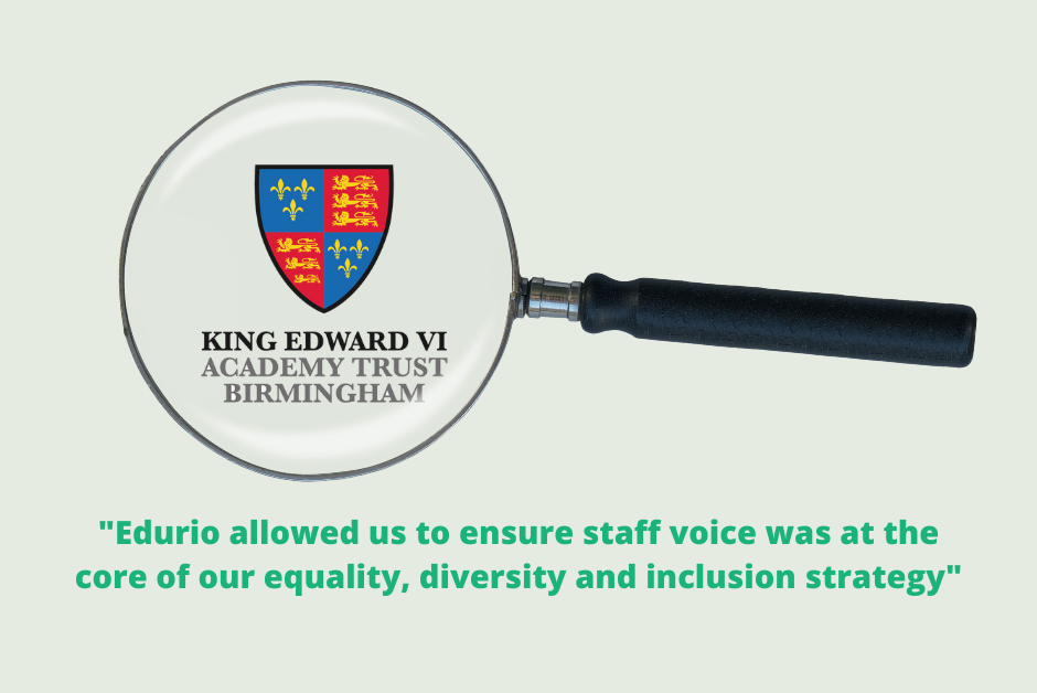Cover photo for the case study with King Edward VI Foundation in Birmingham (KEVI), which is a 13-school trust located in Birmingham 