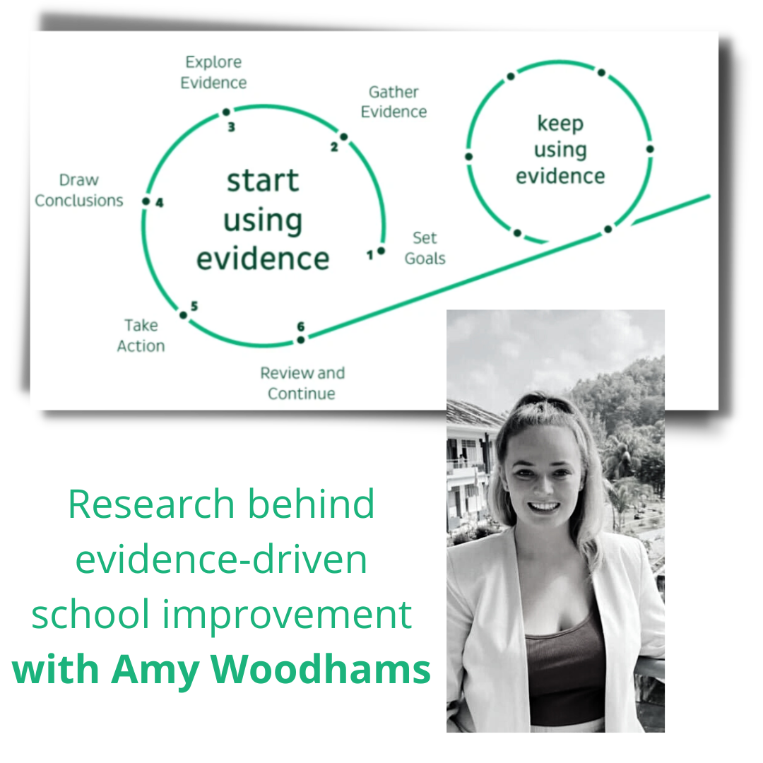 Research behind evidence-driven school improvement with Amy Woodhams