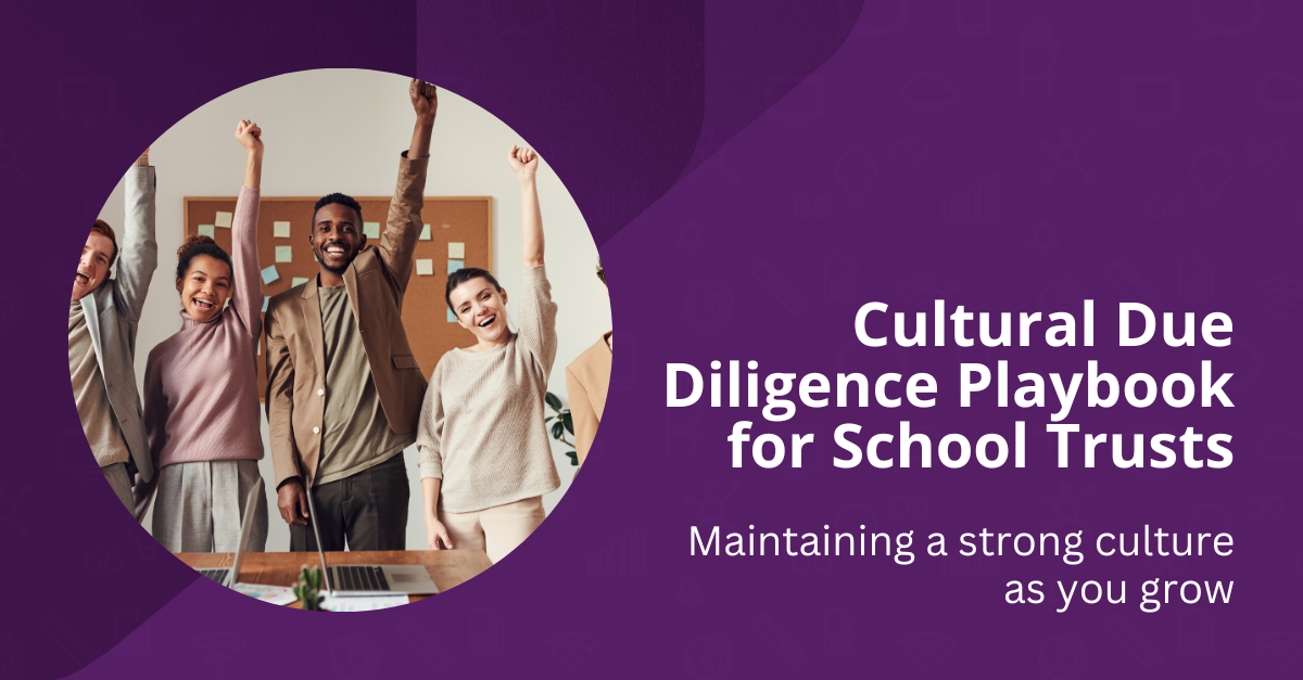 COVER IMAGE – Cultural Due Diligence Playbook for School Trusts