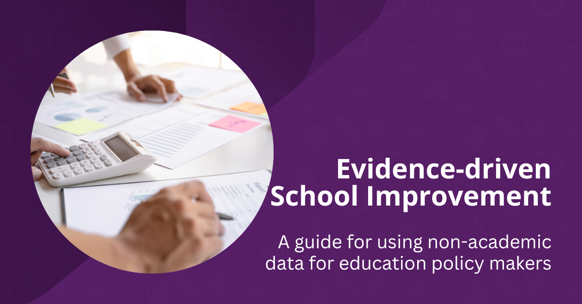 COVER IMAGE – Evidence-driven school improvement
