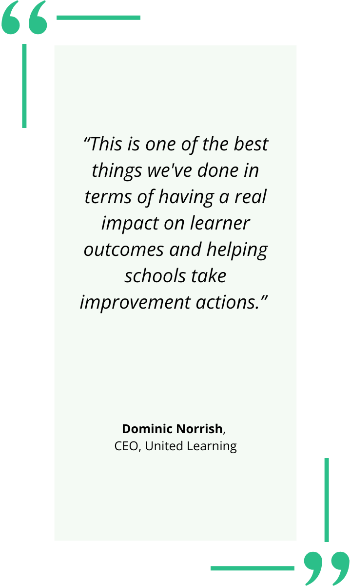 PUPIL WELLBEING SURVEY QUOTE – Dominic Norrish, CEO, United Learning