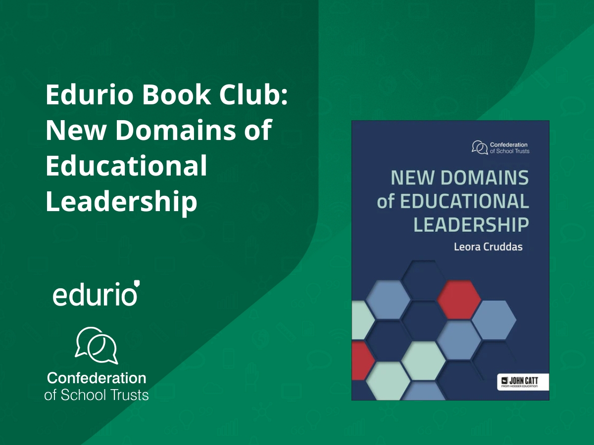 New domains of educational leadership Edurio book club webinar
