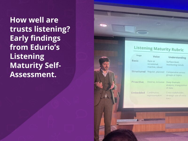 How well are trusts listening? Early findings from Edurio’s Listening Maturity Self-Assessment